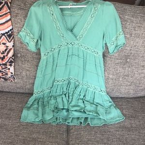 Versona XS sage mini dress